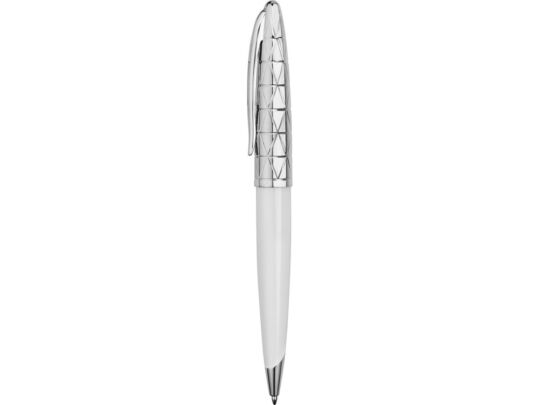 Ручка шариковая Carene Contemporary White ST, белый/серебристый
