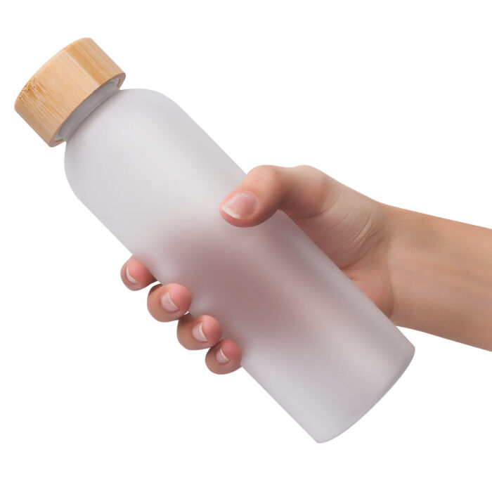 Бутылка для воды BAMBOO PET SOFT 550мл. Белая