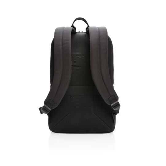 Рюкзак Swiss Peak с RFID-защитой и USB-A из rPET AWARE™, 15,6’’, черный